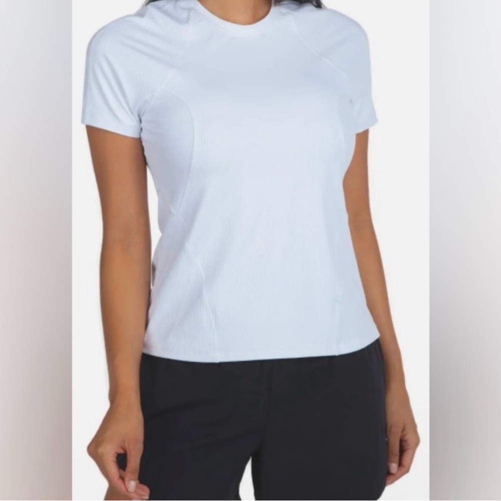 Spyder Women's White Short Sleeve Blouse